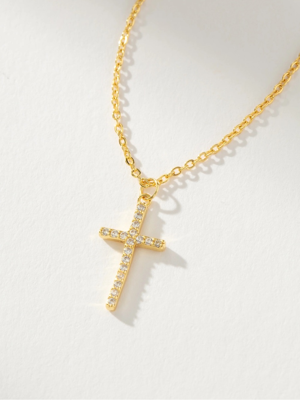 Uncommon James Pavé Cross Necklace
